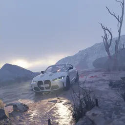 Car cinematic scenes