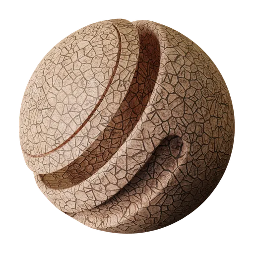 Detailed PBR soil material with color adjustments, texture scale, AO, roughness controls for 3D rendering in Blender.