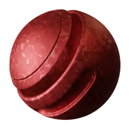 Red Aged Metal