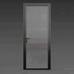 Glass door frosted