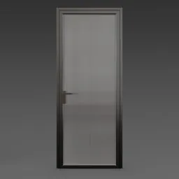 Glass door frosted