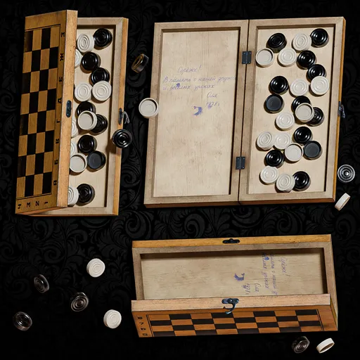 Soviet Wooden Chess Set