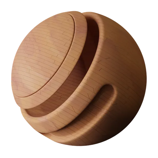 Stylized oak planks