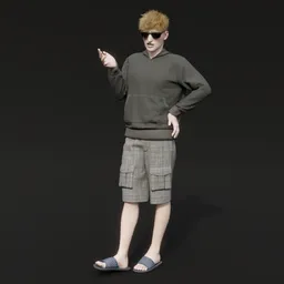 Young eastern male human sunglasses