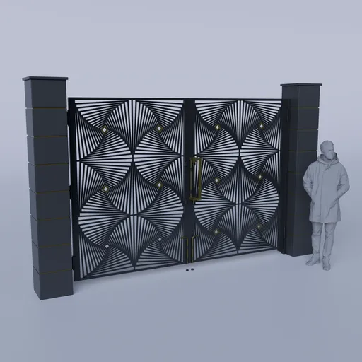 Geometric Double Metal Gate