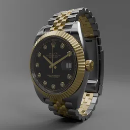 Rolex Datejust 41 bright black dial