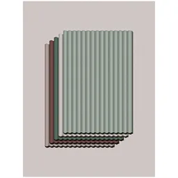 Green Stripe Corduroy Carpet