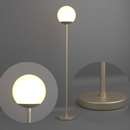 Light Globe Bulb Standing Lamp
