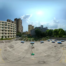 Table tennis court outdoor