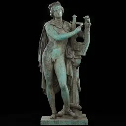 statue of Vs Apollo kitharodoidos