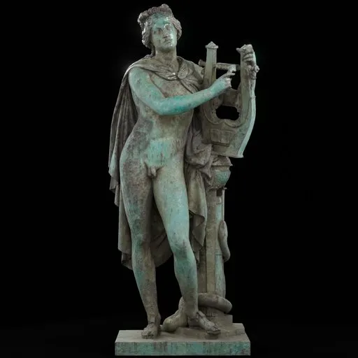 statue of Vs Apollo kitharodoidos