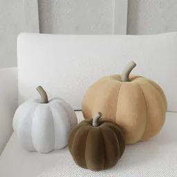 Fabric Pumpkins Halloween Thanksgiving