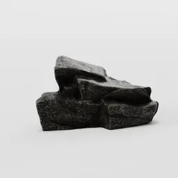 Flat Stone Rock Dark