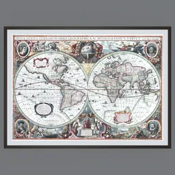 World Map Wall Hanging