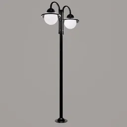 Garden lamp post
