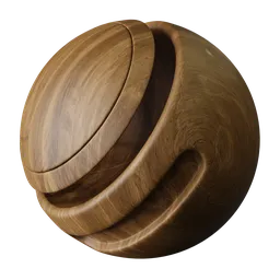 Teak wood soft polished