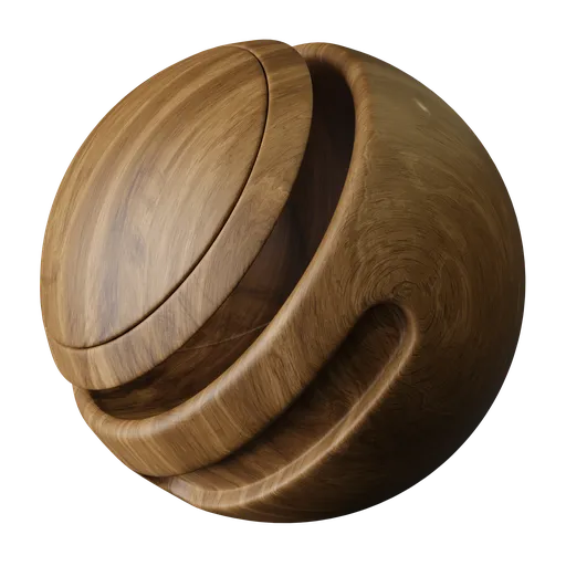 Teak wood soft polished