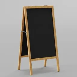 Standing floor chalkboard