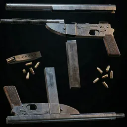 WWII Polish Resistance "Bechowiec" SMG