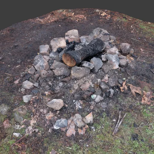 Camp Fire Pit Photoscan