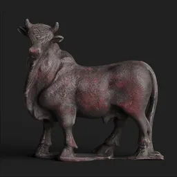 Cow Bronze Statue