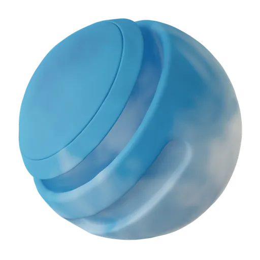 Procedural sky texture shader for Blender 3D, with customizable color controls, cloud displacement, and scale options.