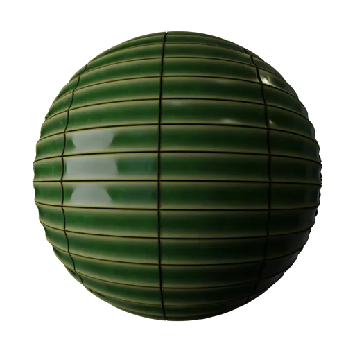 Japanese Glossy Tile Green 60×240㎜