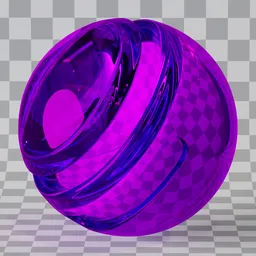 Glass Purple