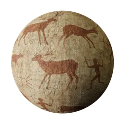 Old cave paintingsOld