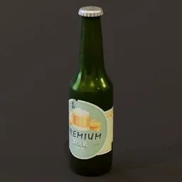 Beer Bottle Green Premium