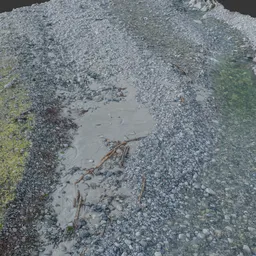 River Rocks and Sand Large