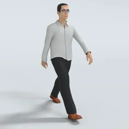 Adam Character Animated