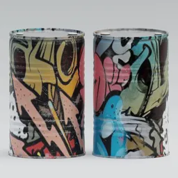 Graffiti Street Oil Drum04