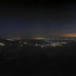 Night between cities.