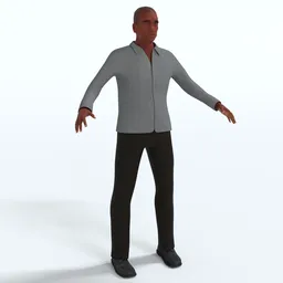 Mike Character Rigged