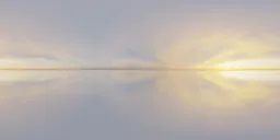 Golden Sunrise Reflection HDRI