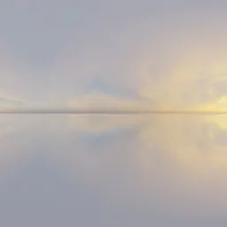 Golden Sunrise Reflection HDRI