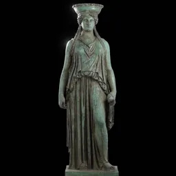 statue of Vs Caryatid C Erechtheion