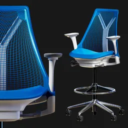 Herman Miller Sayl Stool Mesh