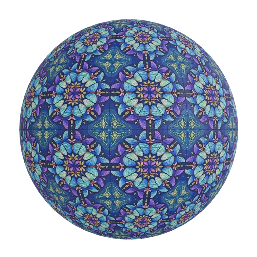 Butterfly pattern mandala wallpaper