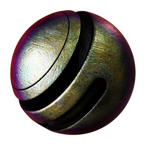 Iridescent  Steel