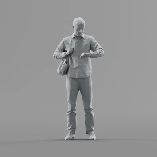 Lowpoly Male Standing