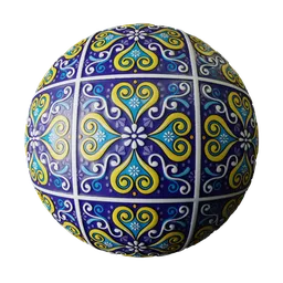 Blue Compass Talavera Tile