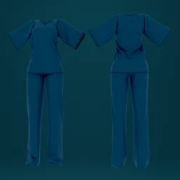 Oversized T-shirt & Wide-leg Pants