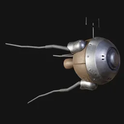 Science Fiction Satellite Space Probe