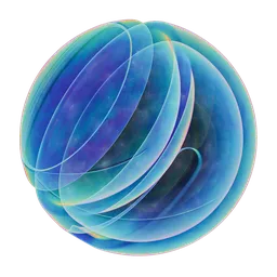 Dichroic Glass Blue