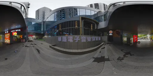 Overcast daytime corridor