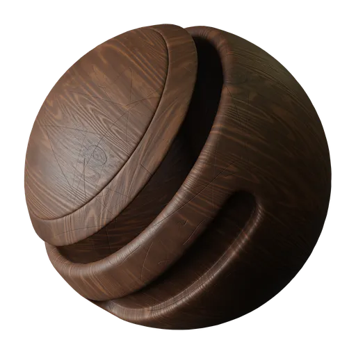 Dark Scratched Wood