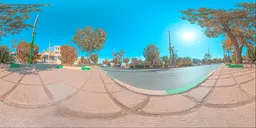 Sunny Urban Plaza HDRi