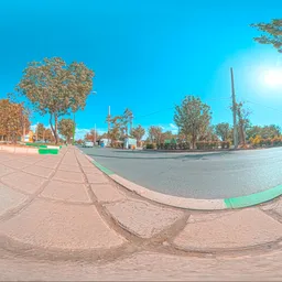 Sunny Urban Plaza HDRi